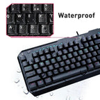 Teclado mecánico profesional LED I-850