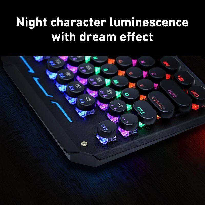 Teclado mecánico profesional LED I-850