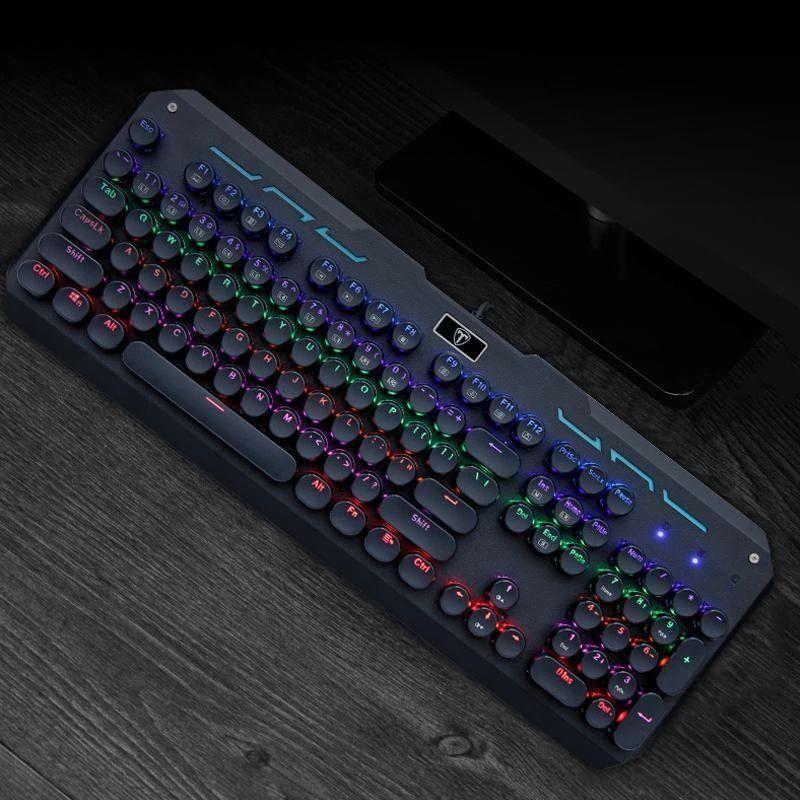 Teclado mecánico profesional LED I-850