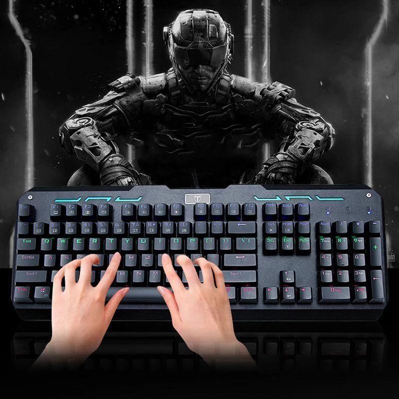 Teclado mecánico profesional LED I-850
