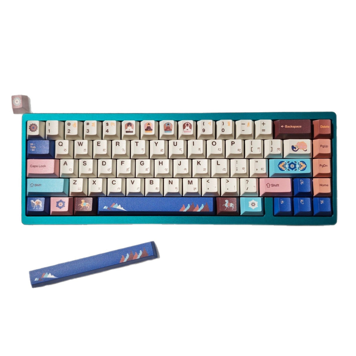 Teclado temático creativo