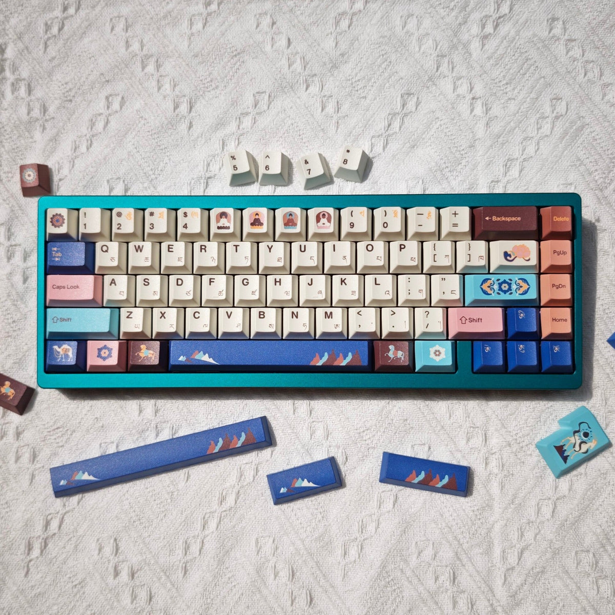 Teclado temático creativo