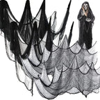 Tela de araña terrorífica para decoración de Halloween
