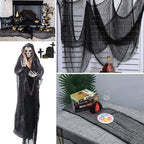 Tela de araña terrorífica para decoración de Halloween