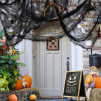 Telaraña artificial elástica para decoración de Halloween