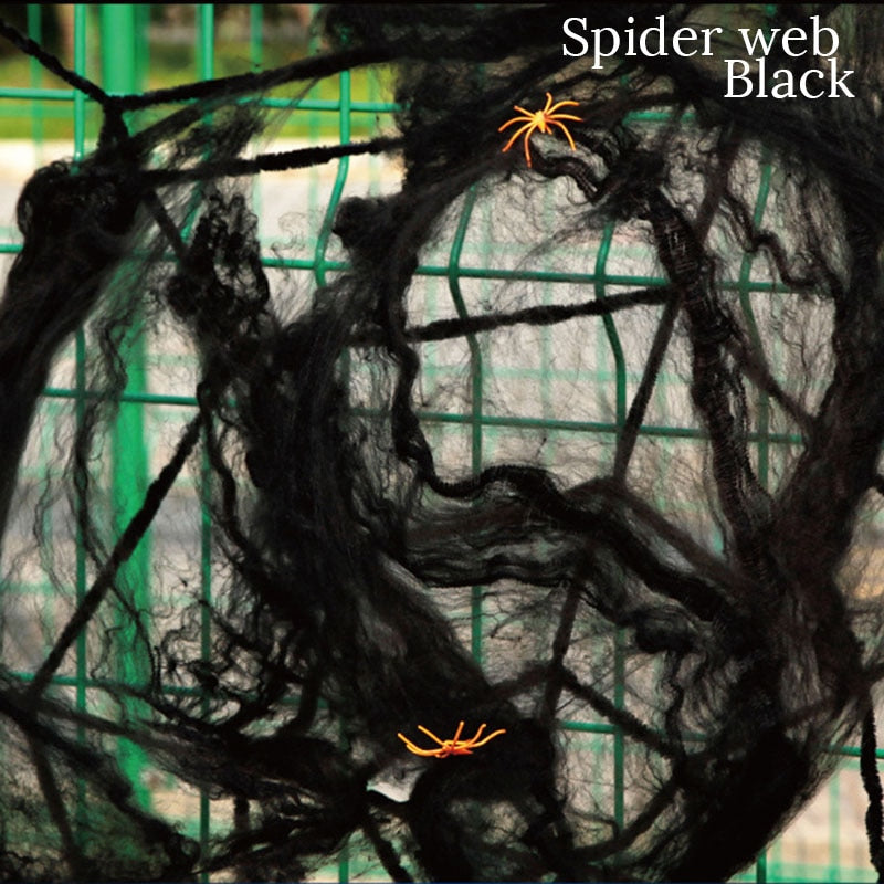 Telaraña artificial elástica para decoración de Halloween