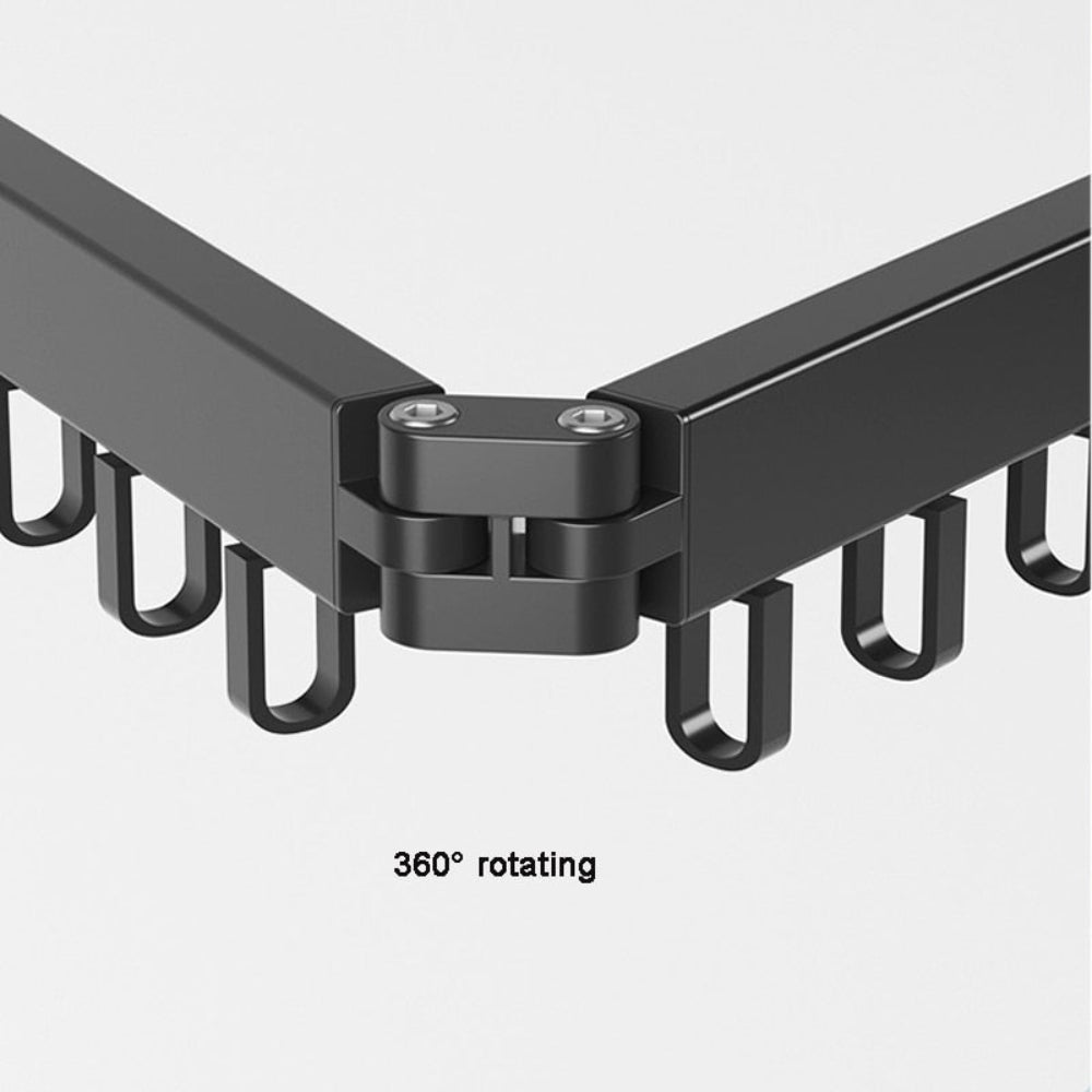 Tendedero de pared retráctil plegable para ahorrar espacio