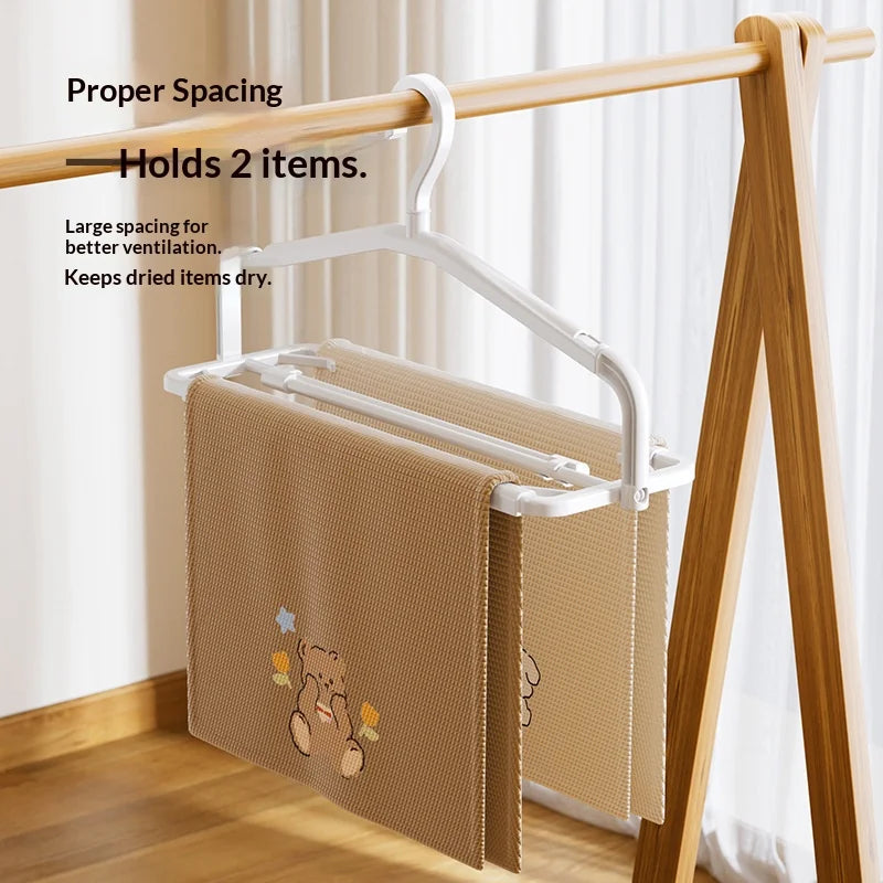 Tendedero plegable extensible de pared