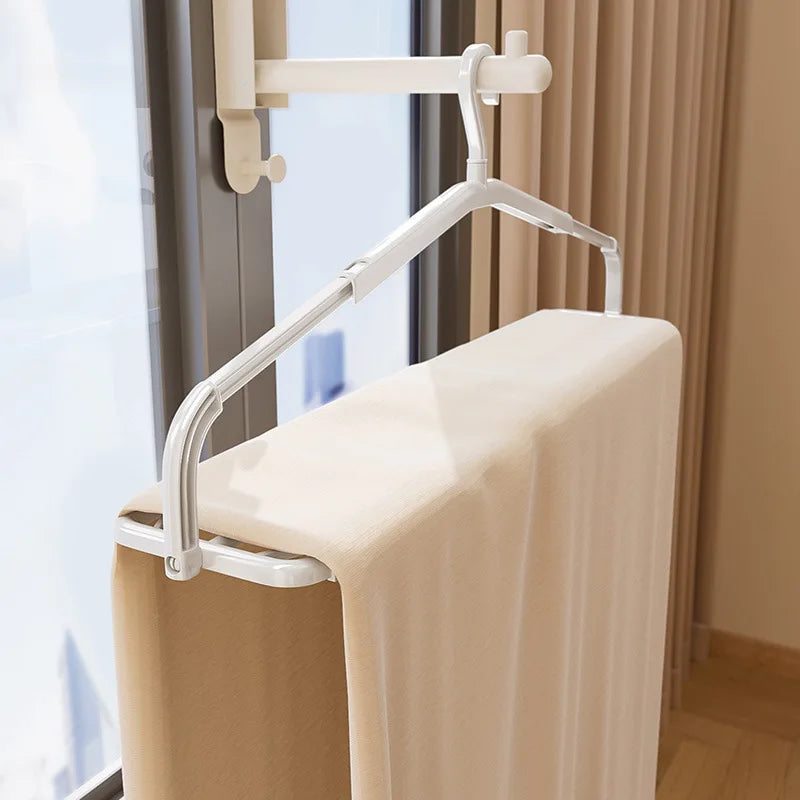 Tendedero plegable extensible de pared