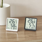 Termohigrómetro digital con pantalla meteorológica