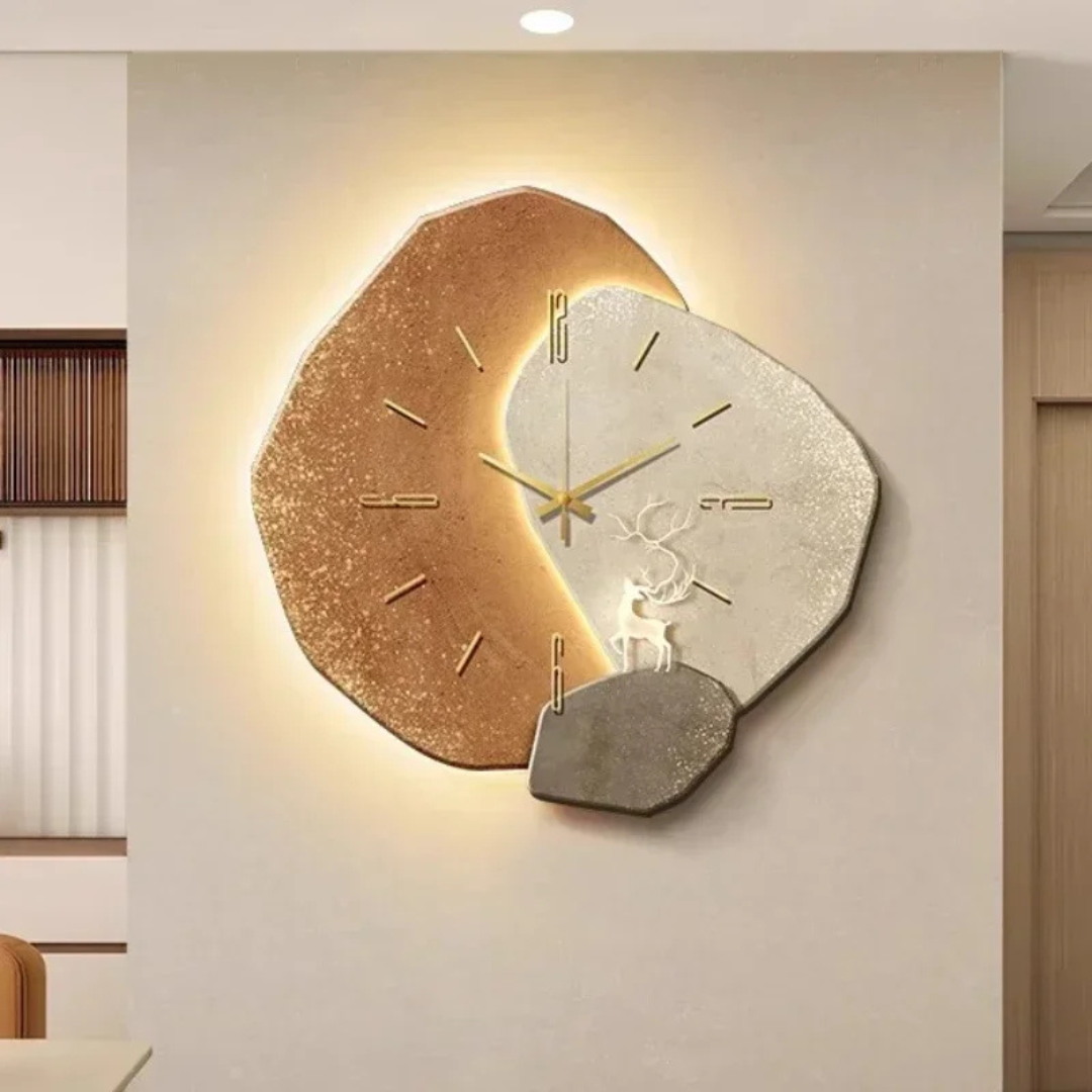 TICKHALO – Reloj de pared silencioso para un ambiente interior sereno