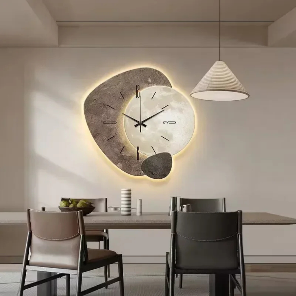 TICKHALO – Reloj de pared silencioso para un ambiente interior sereno