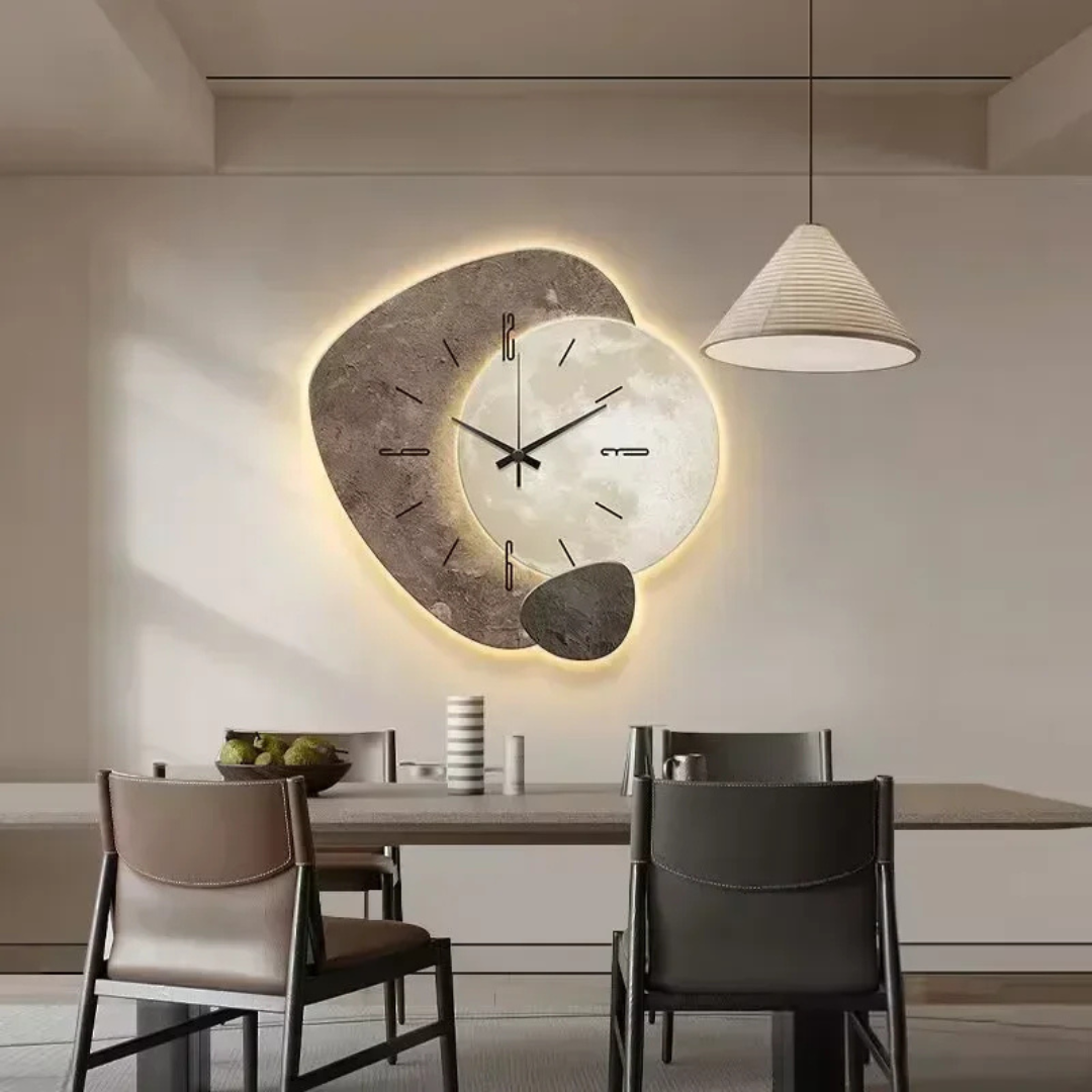 TICKHALO – Reloj de pared silencioso para un ambiente interior sereno