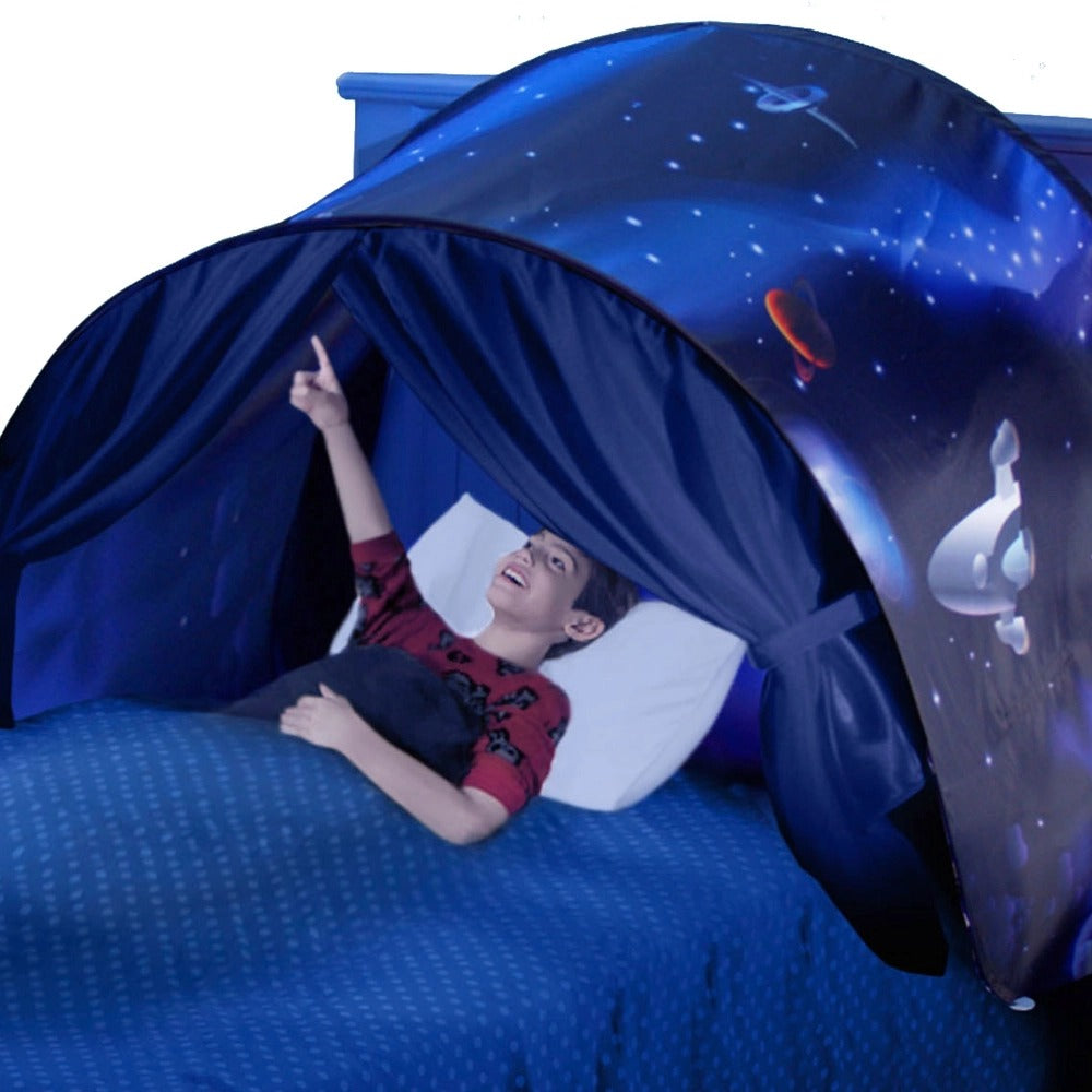Tienda de campaña para cama infantil WonderTent – Refugio mágico con diseños temáticos