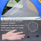 Tienda de campaña automática impermeable para 3-4 personas con protección solar