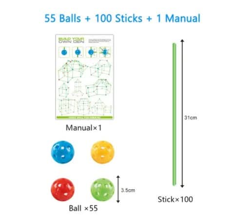Tienda de construcción creativa para aprender jugando