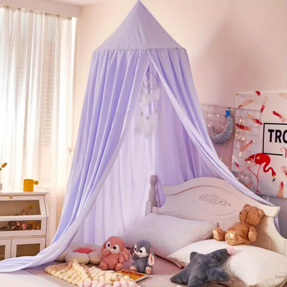Tienda dosel de lectura infantil con tejido suave de microfibra