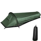 Tienda individual ultraligera Trekvento SoloShield impermeable y cortavientos con varillas de aluminio
