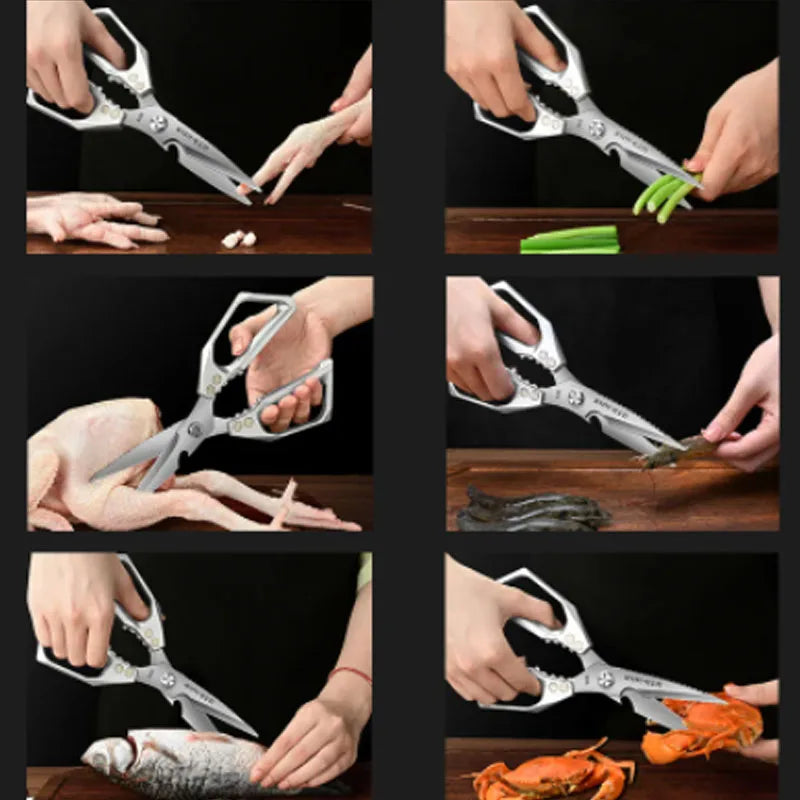 Tijeras de cocina multifunción de acero inoxidable SK5
