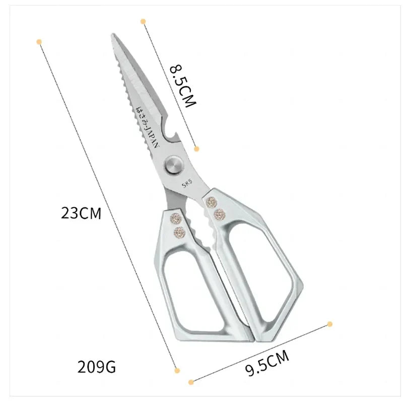 Tijeras de cocina multifunción de acero inoxidable SK5