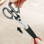 Tijeras de cocina multiusos de acero inoxidable
