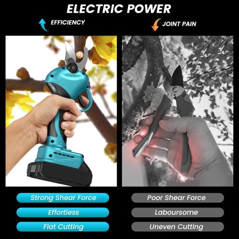 Tijeras de podar eléctricas para jardinería