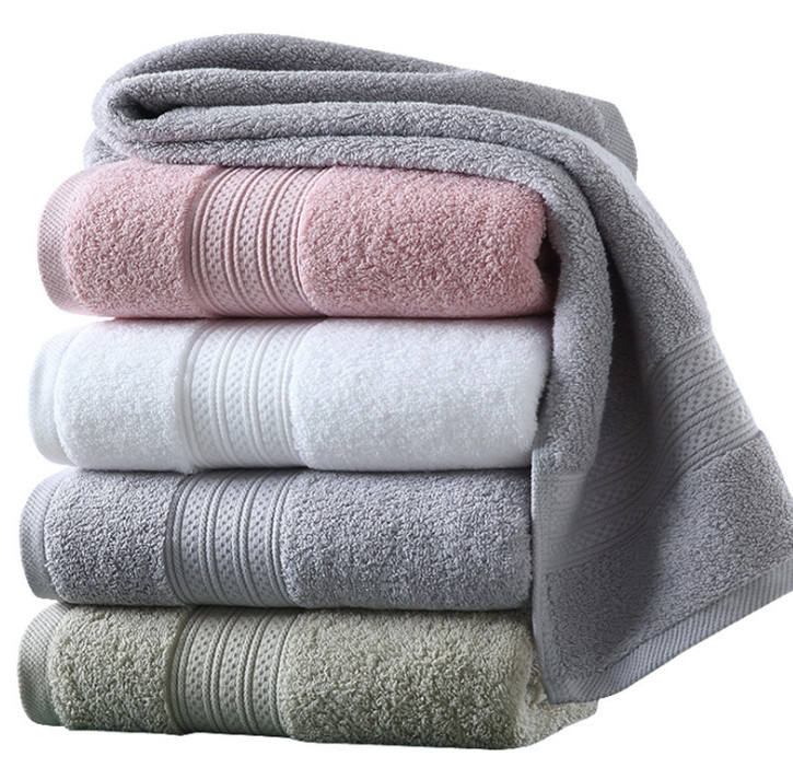 Toalla de baño 100 % algodón egipcio 70×140 cm gris