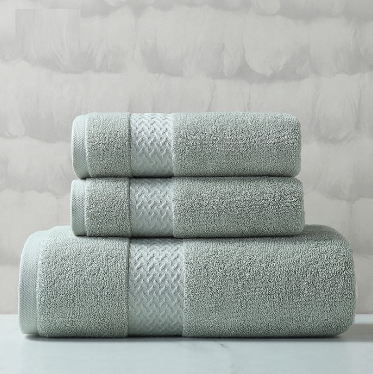 Toalla de baño 100 % algodón egipcio 70×140 cm gris