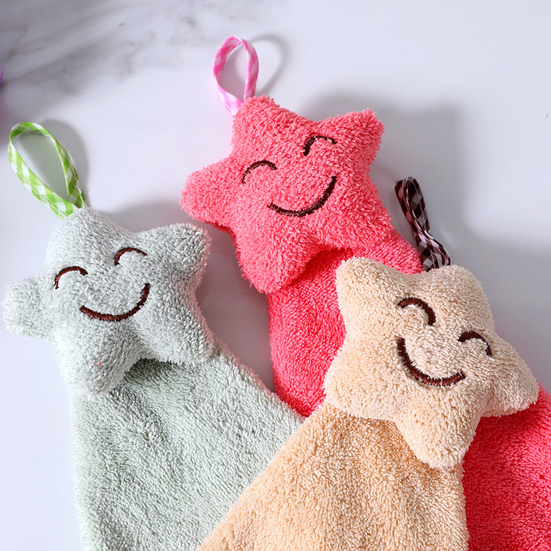 Toalla infantil pequeña con diseño de estrella
