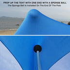 Toldo de playa lycra plegable para camping y pesca