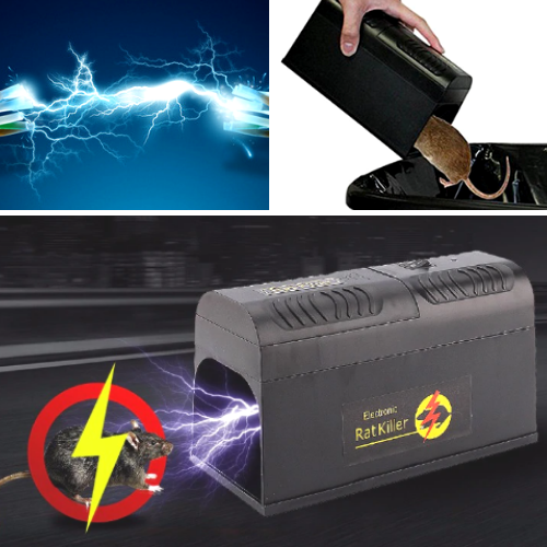 Trampa eléctrica para ratones y roedores