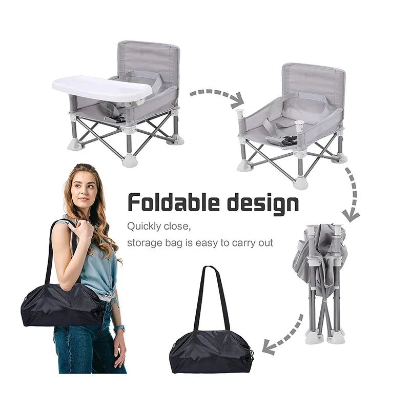 Trona plegable portátil