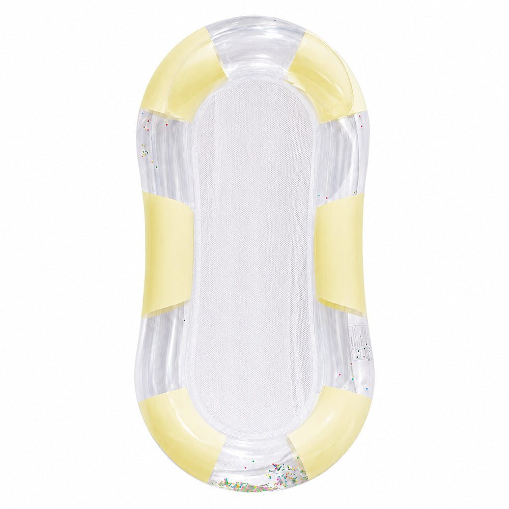 Tumbona hinchable de malla para piscina y playa