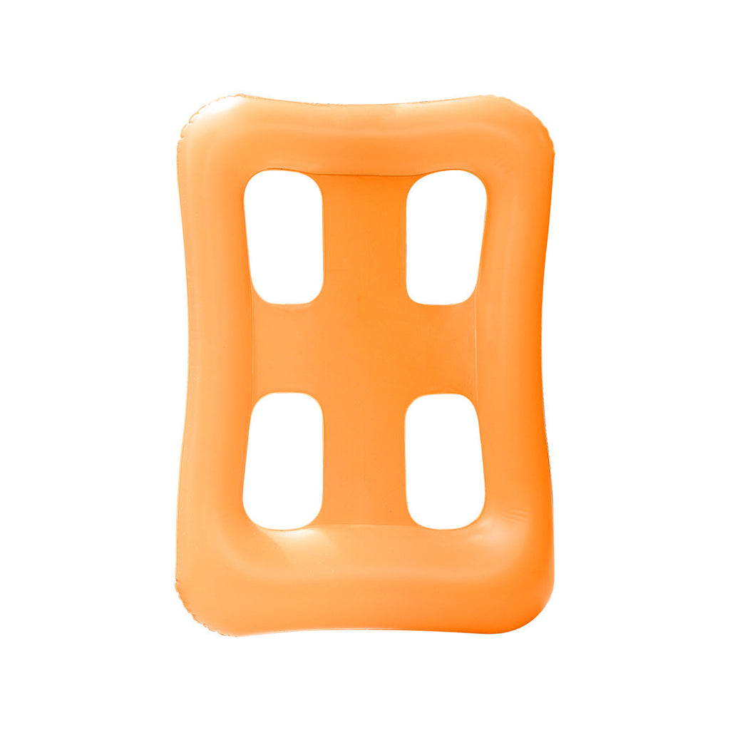 Tumbona hinchable de relax con reposacabezas ergonómico para mujer