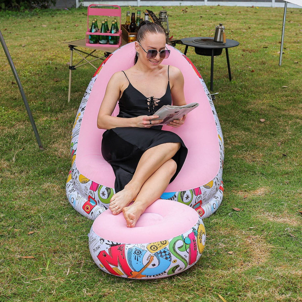 Tumbona hinchable multifuncional para mujer