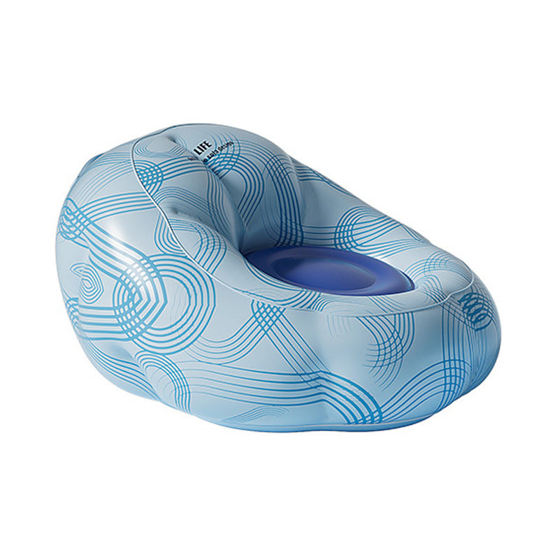 Tumbona hinchable relax con reposapiés para mujer