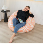 Tumbona hinchable relax con reposapiés para mujer