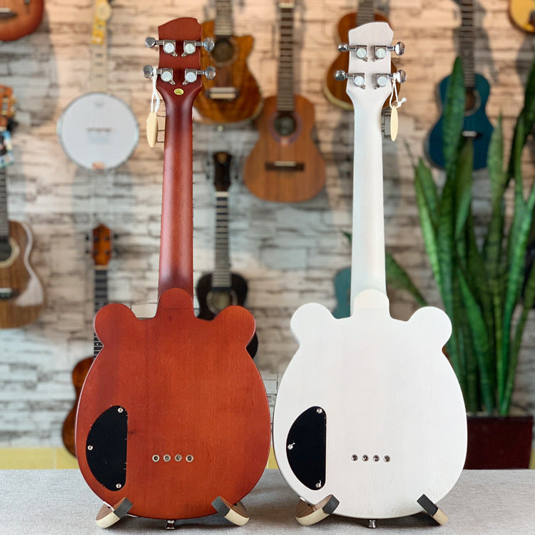 Ukelele eléctrico con diseño de osito