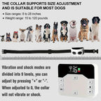 Valla invisible inalámbrica para perros y collar de adiestramiento - IP65 resistente al agua - Alcance de 300 m - Recarg
