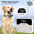 Valla invisible inalámbrica para perros y collar de adiestramiento - IP65 resistente al agua - Alcance de 300 m - Recarg