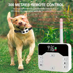 Valla invisible inalámbrica para perros y collar de adiestramiento - IP65 resistente al agua - Alcance de 300 m - Recarg