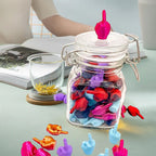 Vaso con dedos corazón