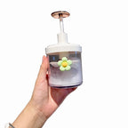 Vaso decorativo con diseño de flor