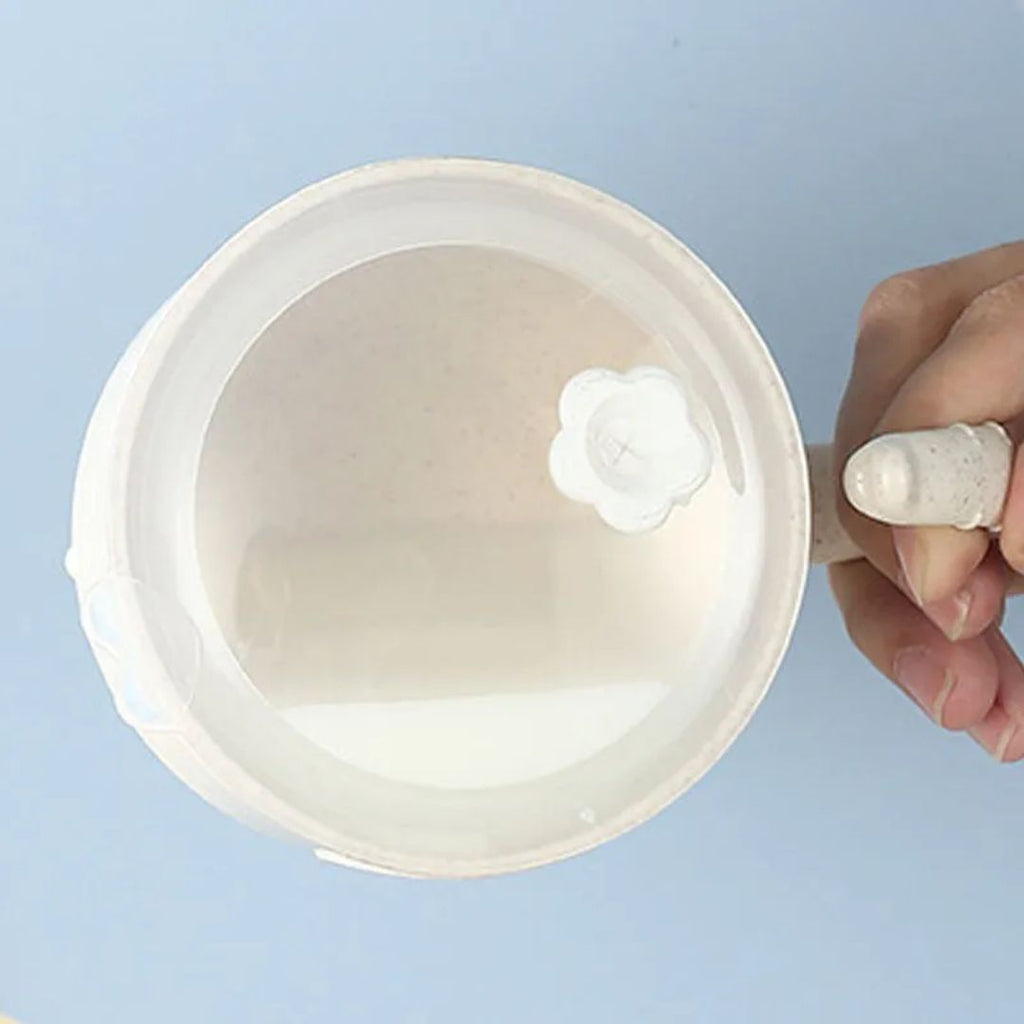 Vaso infantil con pajita y diseño de elefante