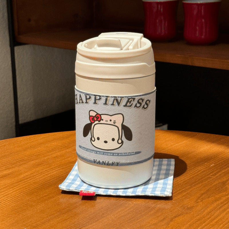 Vaso térmico con diseño de animales divertidos para mujer