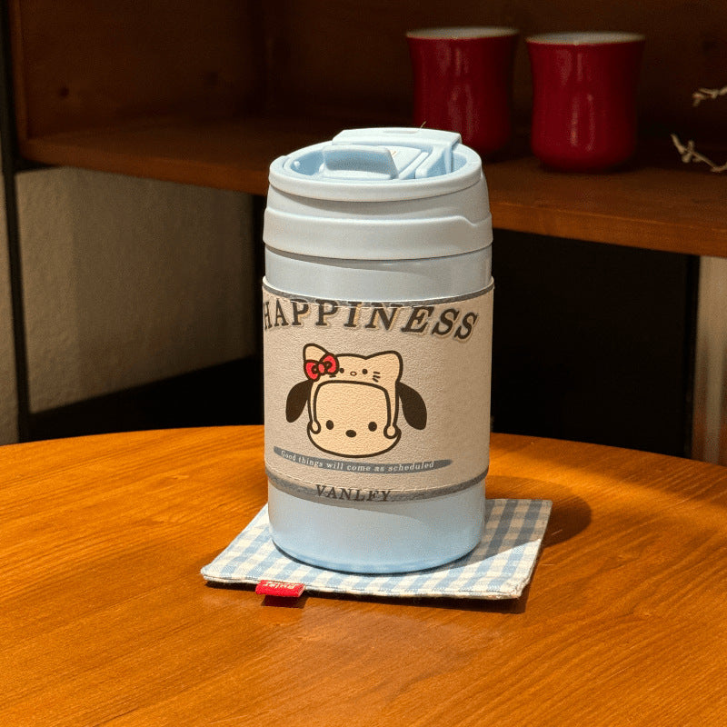 Vaso térmico con diseño de animales divertidos para mujer