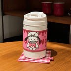Vaso térmico con diseño de animales divertidos para mujer