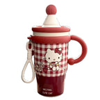 Vaso térmico con diseño de gato adorable para mujer