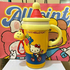 Vaso térmico con diseño de gato adorable para mujer