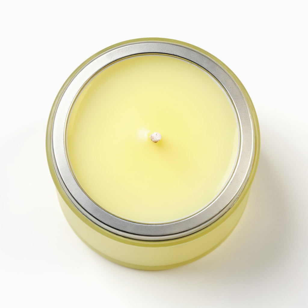 ORNISHOP Citrus Breeze Soy Candle en tarro de cristal esmerilado